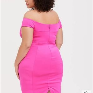 Torrid Hot Pink Dress Size 2